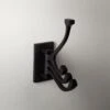 Black 3-Prong Swivel Towel Hook 1 Black 3-Prong Swivel Towel Hook -Cb2 3ProngSwvlHookBlackSHS19