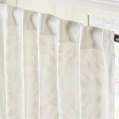 Adirex Neutral Organic Cotton Window Curtain Panel 48''x84'' 10 Adirex Neutral Organic Cotton Window Curtain Panel 48''x84'' -Cb2 AdirexNtOgCtn96CrtnPanelAV2SHS23