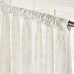 Adirex Neutral Organic Cotton Window Curtain Panel 48''x84'' 9 Adirex Neutral Organic Cotton Window Curtain Panel 48''x84'' -Cb2 AdirexNtOgCtn96CrtnPanelAVSHS23