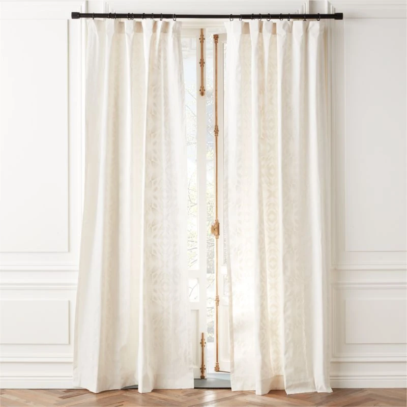 Adirex Neutral Organic Cotton Window Curtain Panel 48''x84'' 3 Adirex Neutral Organic Cotton Window Curtain Panel 48''x84''