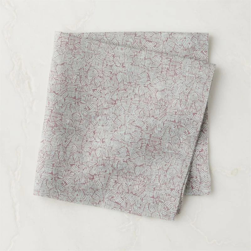 Aerial Blue European Flax Linen Napkin 3 Aerial Blue European Flax Linen Napkin