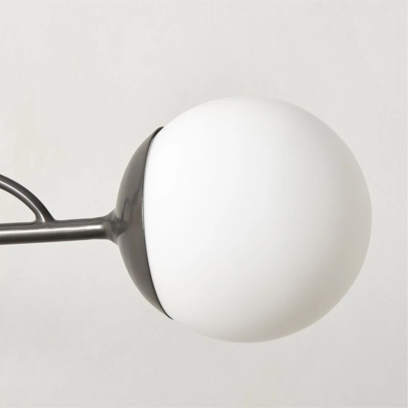 Ahva Blackened Brass Double Arm Articulating Wall Sconce Light 6 Ahva Blackened Brass Double Arm Articulating Wall Sconce Light - Image 4