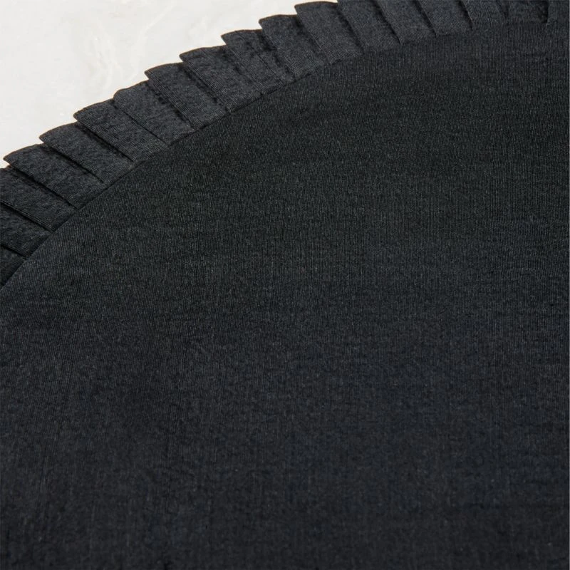 Alcott Black Round Placemat 5 Alcott Black Round Placemat - Image 3