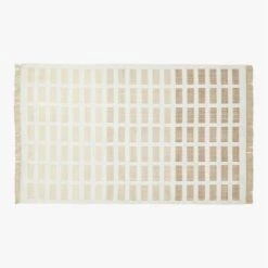 Alize Handloomed Ivory Viscose Area Rug 5'x8'