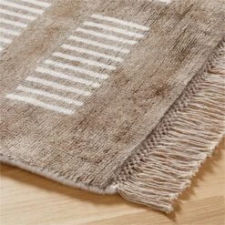 Alize Handloomed Viscose Light Brown Area Rug 5'x8' 10 Alize Handloomed Viscose Light Brown Area Rug 5'x8' -Cb2 AlizeHdldVscsLtBrnRug8x10AVSHF22
