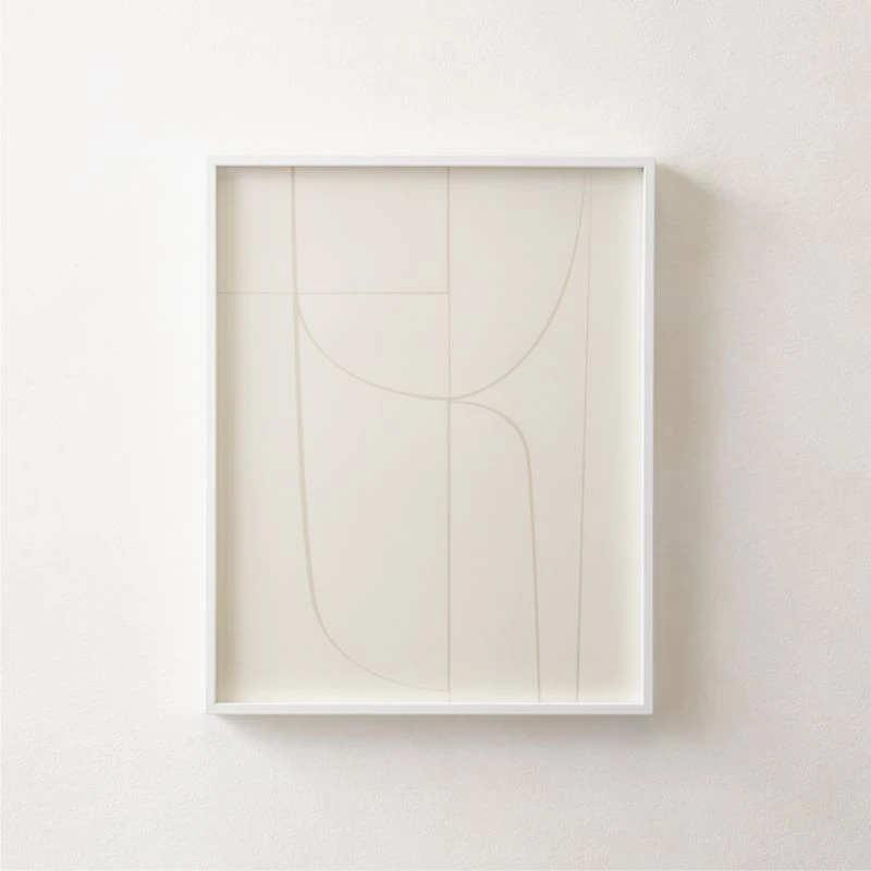 'Alliance II' Screen Print In White Frame 16"x20" 3 'Alliance II' Screen Print In White Frame 16"x20"