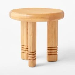 Altadena Oak Side Table -Cb2 AltadenaWdSideTable3QSSS22