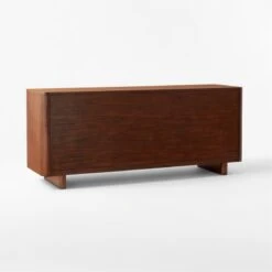 Andora Low 4-Drawer Wood Dresser -Cb2 AndoraWoodLowDresser3QBSSS22