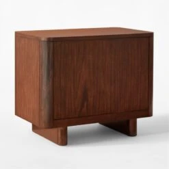 Andora 2-Drawer Wood Nightstand -Cb2 AndoraWoodNightstand3QBSSS22