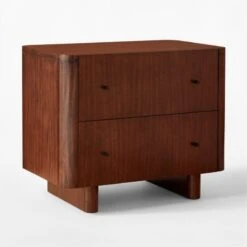 Andora 2-Drawer Wood Nightstand -Cb2 AndoraWoodNightstand3QSSS22