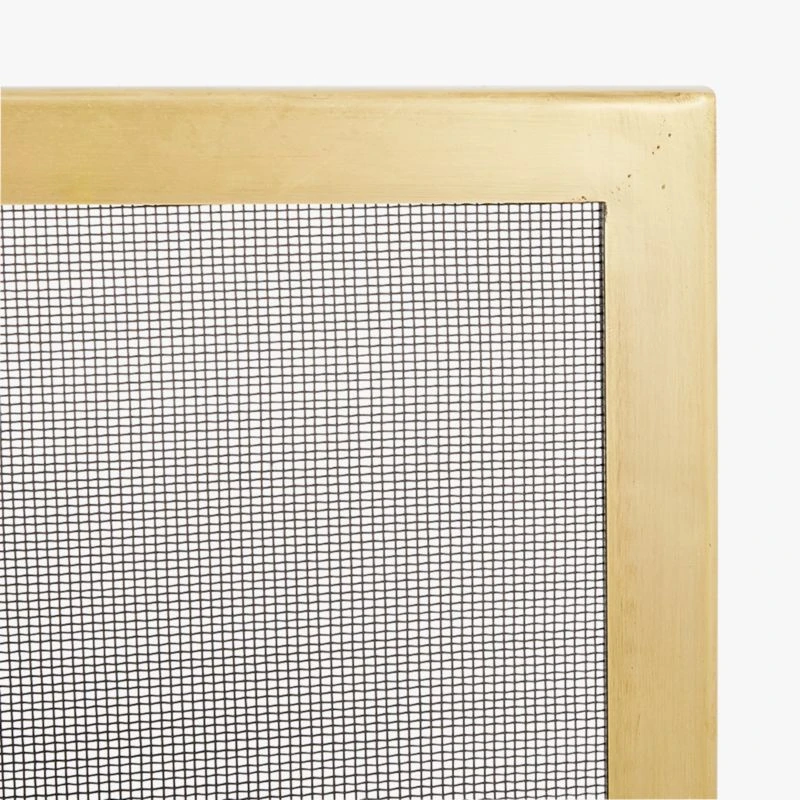 Antique Brass Fireplace Screen 9 Antique Brass Fireplace Screen - Image 7