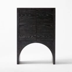 Augusta Black Entryway Cabinet -Cb2 ArcBlkEntrywayCabinetSOSSS22