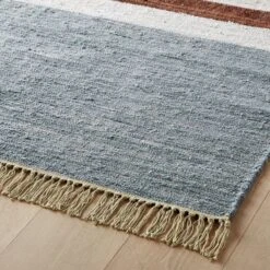Array Handwoven Recycled Area Rug 9'x12' -Cb2 ArrayHndwvnRcycldRug5X8ROS20