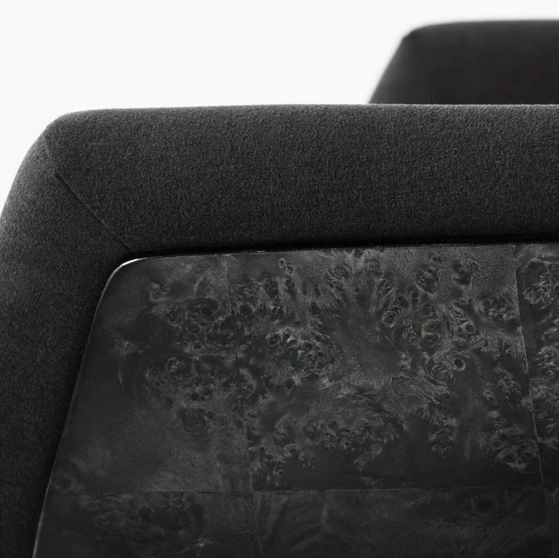 Arzella Charcoal Burl Office Chair 8 Arzella Charcoal Burl Office Chair - Image 6