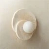 Astr White Onyx Wall Sconce -Cb2 AstrWhiteOnyxSconceSHS21