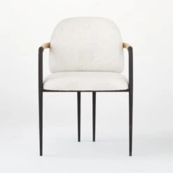 Avont Upholstered Metal Dining Armchair 15 Avont Upholstered Metal Dining Armchair -Cb2 AvontDiningChairSOSSS22