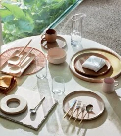 20-Piece Haze Two-Tone Flatware Set 9 20-Piece Haze Two-Tone Flatware Set -Cb2 AxelDinnerwareValleyMatteJN20