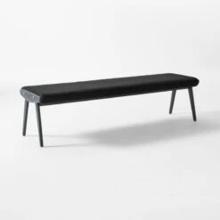 Baja Black Boucle Bench -Cb2 BajaBlackBoucleBench3QSSF22