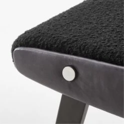 Baja Black Boucle Bench -Cb2 BajaBlackBoucleBenchAVSSF22