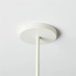 Bali White Pendant Light 14" -Cb2 BaliPendantSmallSSS21