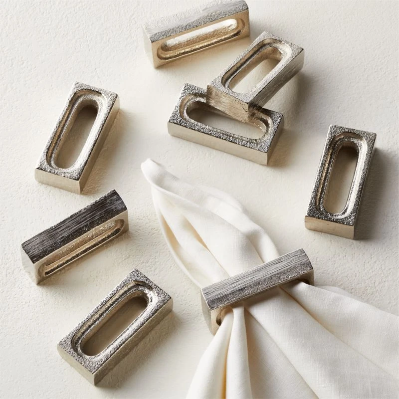 Barre Silver Napkin Rings Set Of 8 3 Barre Silver Napkin Rings Set Of 8