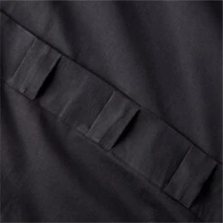 Black Cotton Basketweave Window Curtain Panel 48''x84'' -Cb2 BasketweaveBlk96CrtnPnlAV3SHS23