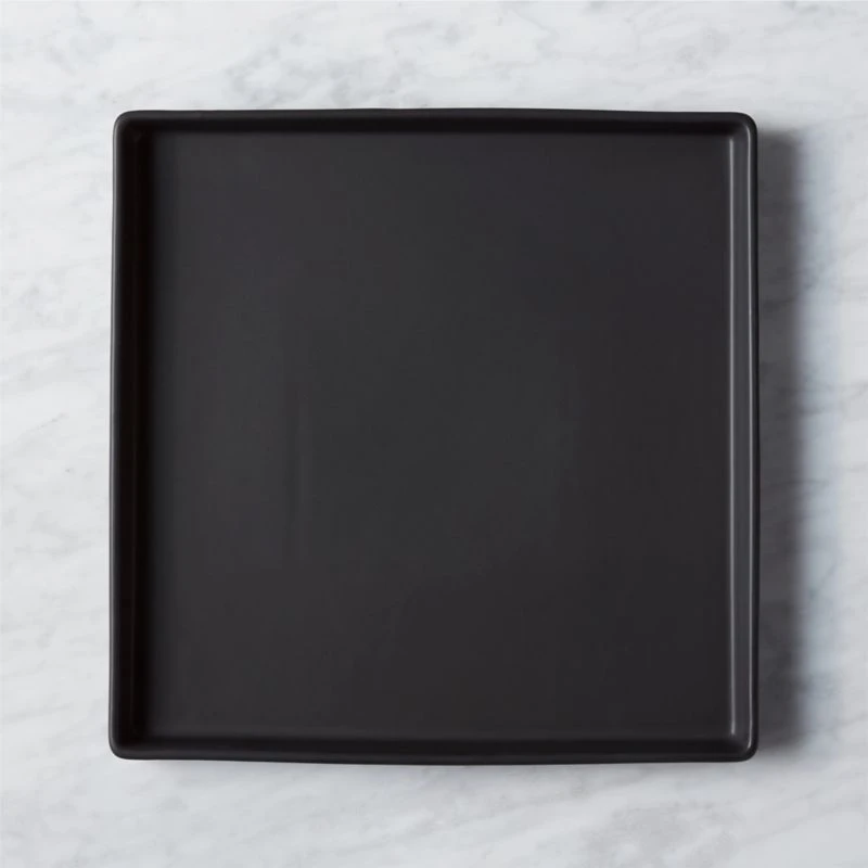 Bento Square Matte Black Serving Platter 3 Bento Square Matte Black Serving Platter