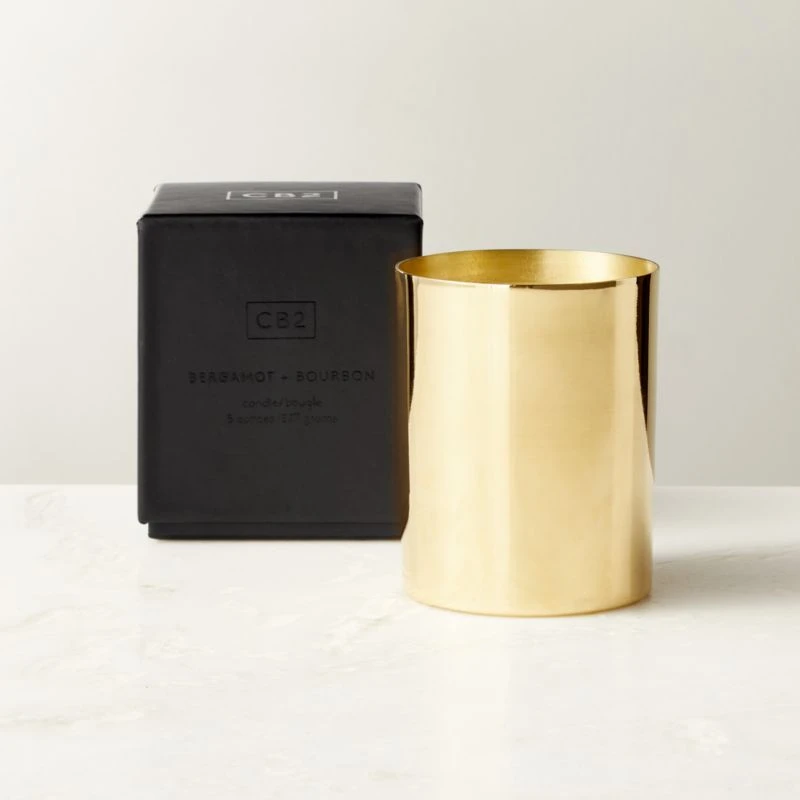 Bergamot + Bourbon Scented Candle 4 Bergamot + Bourbon Scented Candle - Image 2