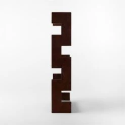 Biscia Brown Burl Wood Bookcase -Cb2 BisciaBookcaseSDSSF21