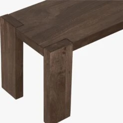 Blox Midtone Brown Wood Bench 50" 10 Blox Midtone Brown Wood Bench 50" -Cb2 BloxBenchAVS15