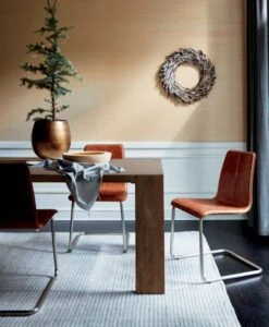 Bolt Grey Linen Napkin Set Of 4 -Cb2 BloxWhiteWashDiningTableOC19