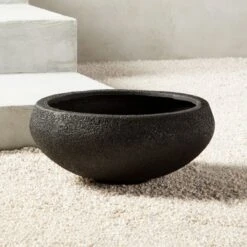 Boka Black Indoor/Outdoor Planter Bowl Small