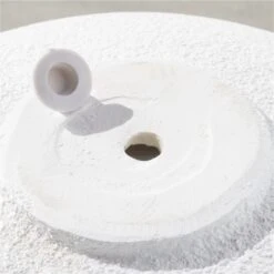 Boka White Concrete Indoor/Outdoor Planter Bowl Small -Cb2 BokaWhitePlanterBowlSmAV3SHS23
