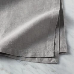 Bolt Grey Linen Napkin Set Of 4 -Cb2 BoltLinenNapkinGray20x20inROF16