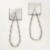 Bolt Polished Nickel Chain Curtain Tiebacks Set Of 2 -Cb2 BoltPldNklDrpryTiebackChnS2SHF23