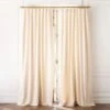 Ivory Boucle Window Curtain Panel 48''x84'' -Cb2 BoucleIvoryCrtn96PanelSHF23