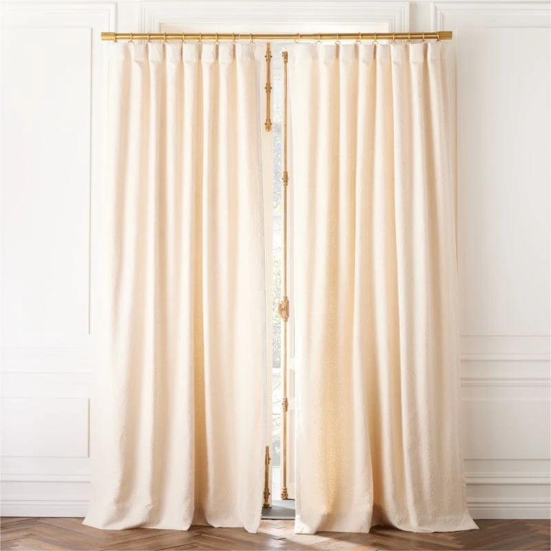 Ivory Boucle Window Curtain Panel 48''x84'' 3 Ivory Boucle Window Curtain Panel 48''x84''