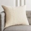 Ivory White Boucle Throw Pillow With Down-Alternative Insert 23" -Cb2 BoucleIvoryPillow23X23inSHS21