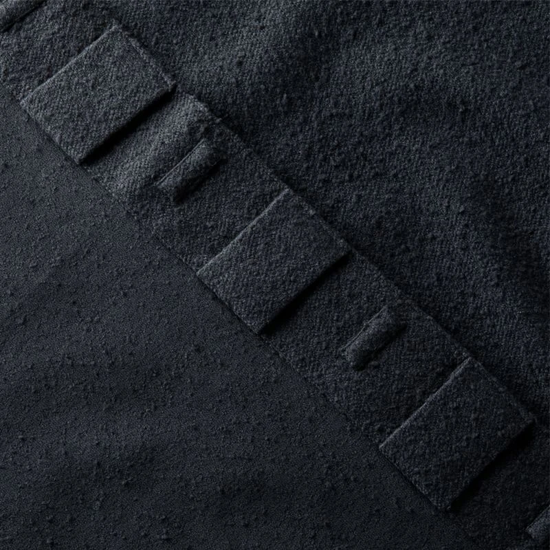 Black Boucle Window Curtain Panel 48''x84'' 7 Black Boucle Window Curtain Panel 48''x84'' - Image 5