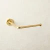 Boule-Inspired Polished Brass Wall Mount Toilet Paper Holder 1 Boule-Inspired Polished Brass Wall Mount Toilet Paper Holder -Cb2 BouleInspPdBsWlMntTpHldrSHF21