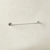 Boule-Inspired Polished Nickel Towel Bar 18" -Cb2 BouleInspPlhdNklTwlBr18inSHF21