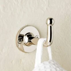 Boule-Inspired Polished Nickel Wall Mount Hook 9 Boule-Inspired Polished Nickel Wall Mount Hook -Cb2 BouleInspiredPlshdNklHookAVSHF21