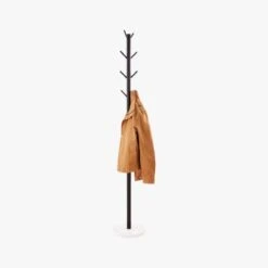 Boulevard Black And Marble Coat Rack -Cb2 BoulevardCoatRackAVF17