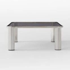 Bovisio Rectangular Smoked Glass Coffee Table 20 Bovisio Rectangular Smoked Glass Coffee Table -Cb2 BovisioSmkGlssRectCffTblSDSSF22