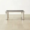 Bovisio Square Smoked Glass Coffee Table 1 Bovisio Square Smoked Glass Coffee Table -Cb2 BovisioSmkGlssSqCffTblSHF22