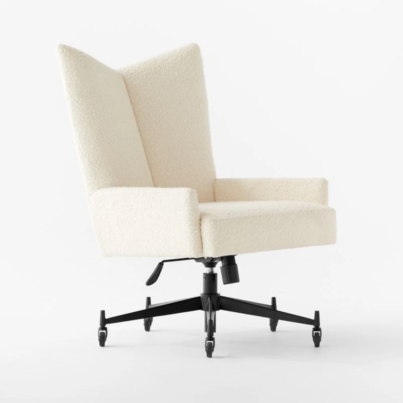 Bowtie Cream Boucle Office Chair Model 3002 5 Bowtie Cream Boucle Office Chair Model 3002 - Image 3