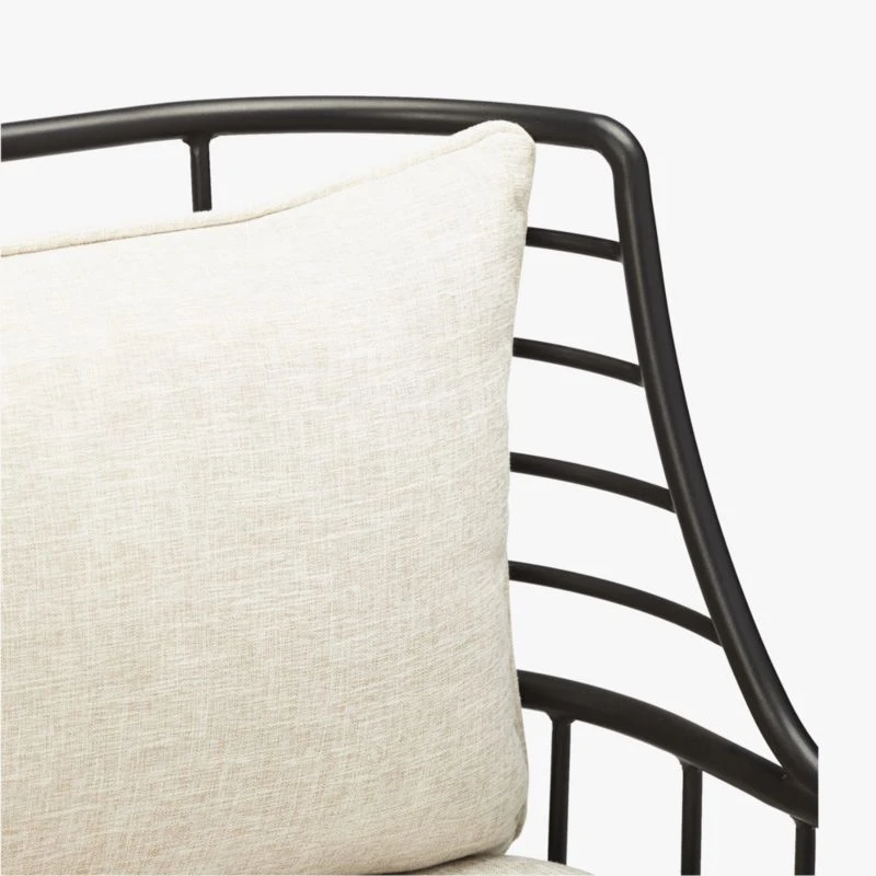 Breton Matte Black Metal Outdoor Dining Chair 8 Breton Matte Black Metal Outdoor Dining Chair - Image 6