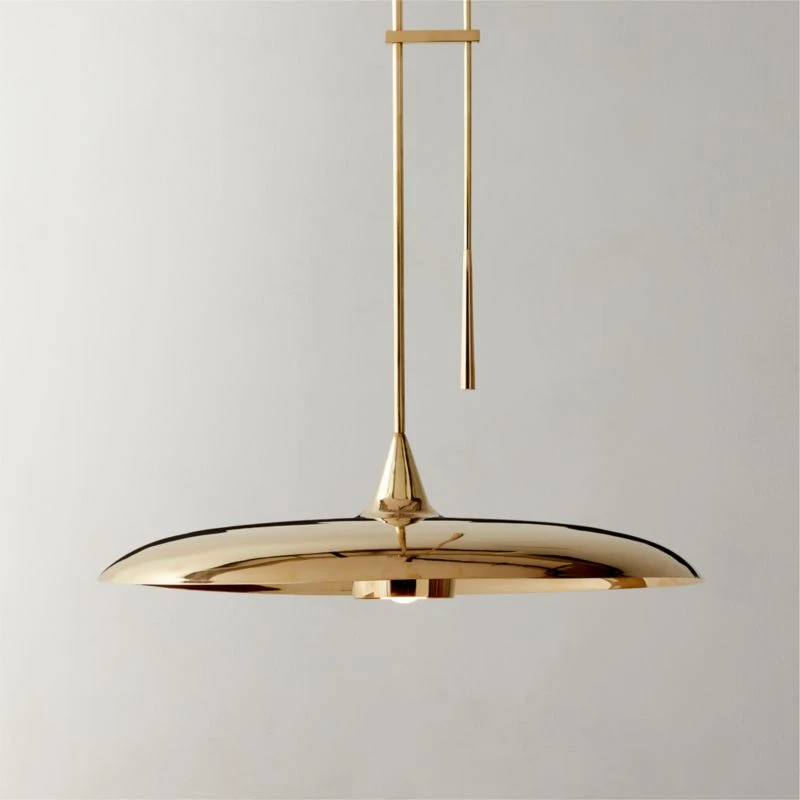 Brio Polished Brass Pendant Light 4 Brio Polished Brass Pendant Light - Image 2