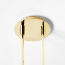 Brio Polished Brass Pendant Light 11 Brio Polished Brass Pendant Light -Cb2 BrioPolishedBrsPndntSSF22