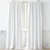 White Basketweave Blackout Window Curtain Panel 48"x84" 1 White Basketweave Blackout Window Curtain Panel 48"x84" -Cb2 BsktwvWhtBlackoutPnl120inSHS21
